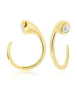 Gold Plated Silver Studs Earring STS-2487-GP